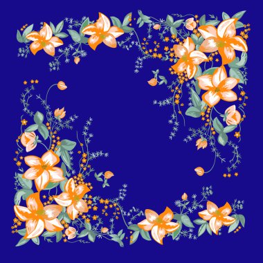 çiçek - Dikişsiz desen