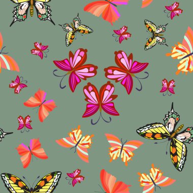 Kelebek kusursuz desen