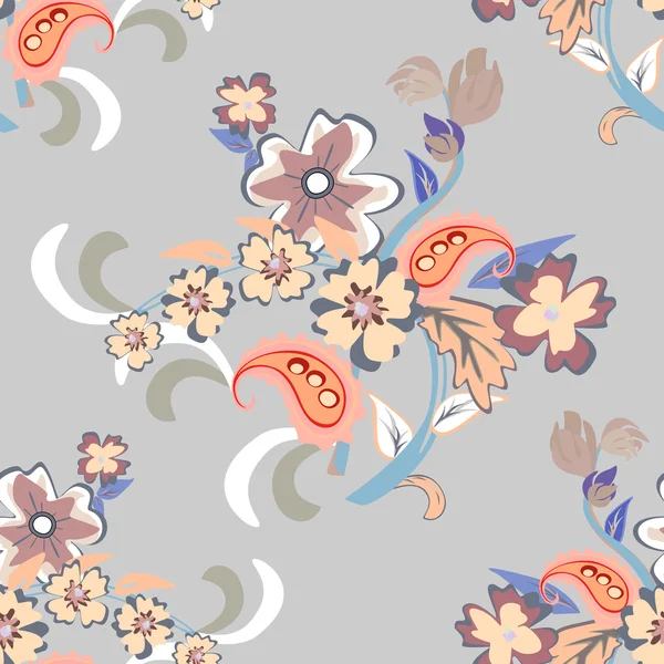 Floral - motif sans couture — Image vectorielle