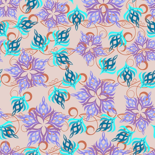 Floral - seamless pattern — Stock Vector
