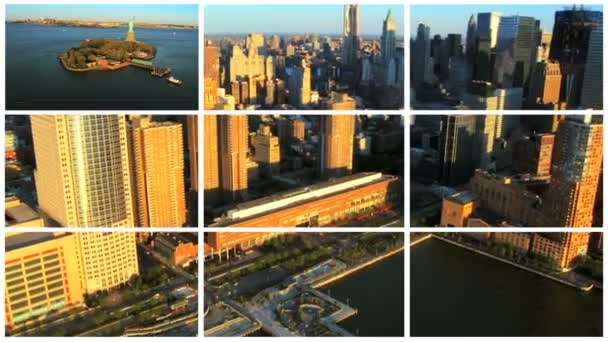 Montage Business Images, New York, Stati Uniti d'America — Video Stock