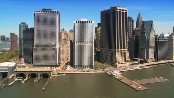 Монтаж изображений Нью-Йорк, США — стоковое видео