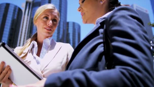 Framgångsrika kvinnliga företagsledare — Stockvideo