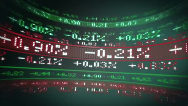 Akcie a podíly v dnešní trhy — Stock video