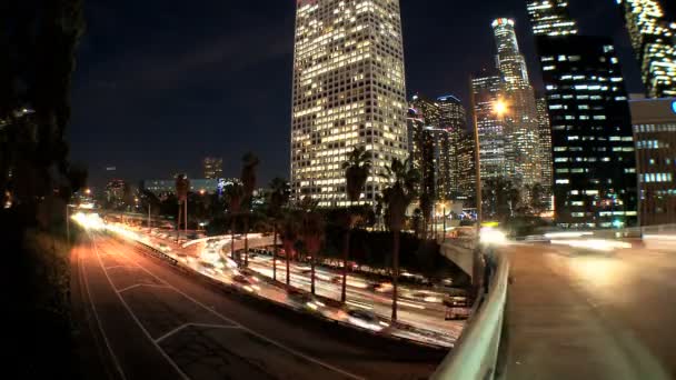 Hızlandırılmış şehir trafik kirliliği — Stok video