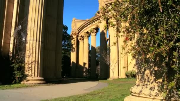 Palast der schönen Kunst San Francisco — Stockvideo
