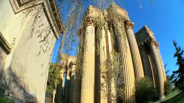 Palácio de Belas Artes Fish-eye — Vídeo de Stock