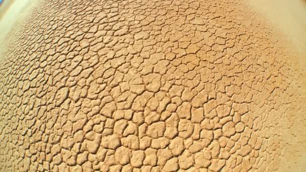 Amplo ângulo deserto estéril — Vídeo de Stock