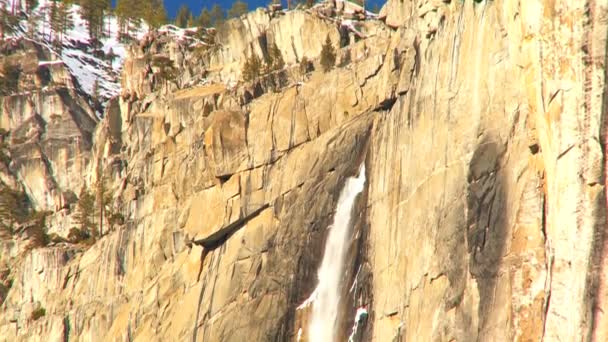 Cascade dans le parc Yosemite — Video