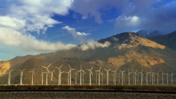 沙漠的清洁能源的来源 — 图库视频影像