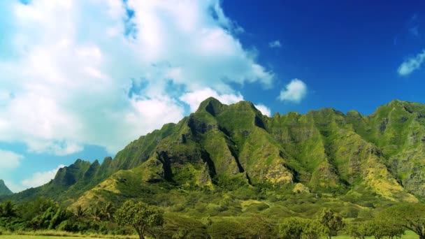 Tempo-lapso Rugged Na Pali Cliffs — Vídeo de Stock