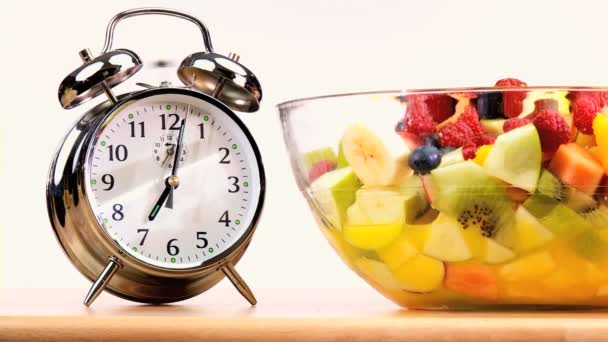 Trovare il tempo per mangiare sano — Video Stock