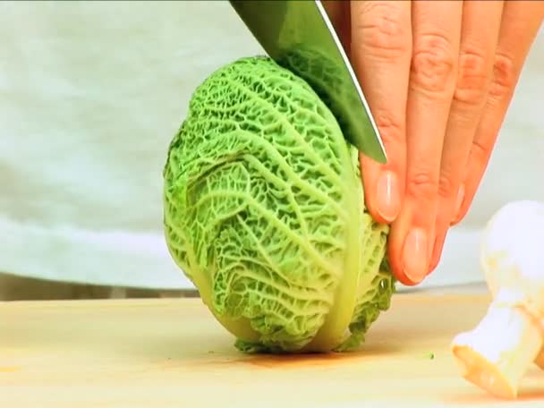Υγιή ωμά λαχανικά — Αρχείο Βίντεο