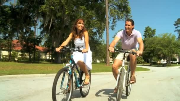 Couple Cyclisme Fitness — Video