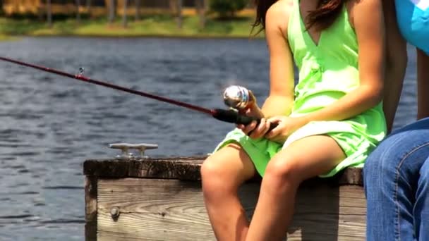 Estilo de vida familiar al aire libre — Vídeos de Stock