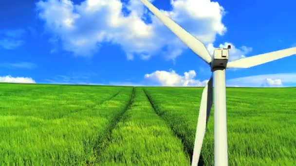 Groene ecologische energie — Stockvideo