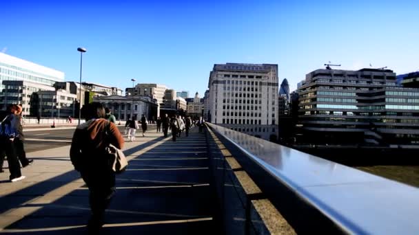 De manhã cedo Commuters — Vídeo de Stock