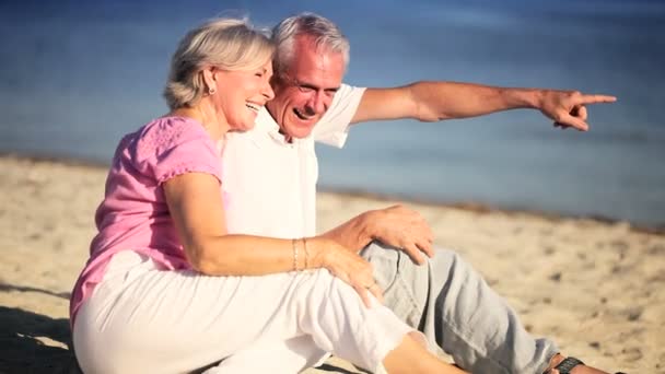 Senior Couple Confident of the Future — Stock Video