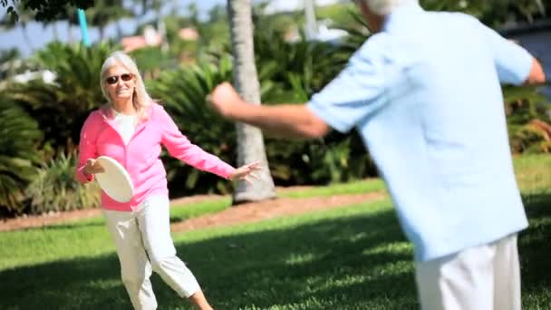 Fun Way to Exercise in Retirement — Stockvideo