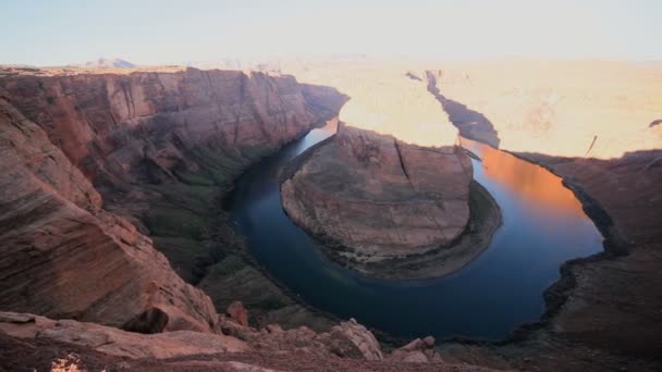 Horseshoe bend, Coloradofloden, arizona — Stockvideo