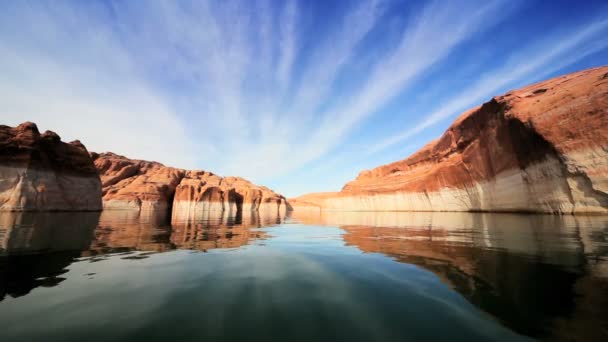 Livelli d'acqua più bassi dai cambiamenti ambientali — Video Stock