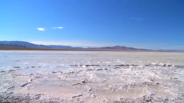 Paisagem estéril de Salt Lake Flats — Vídeo de Stock