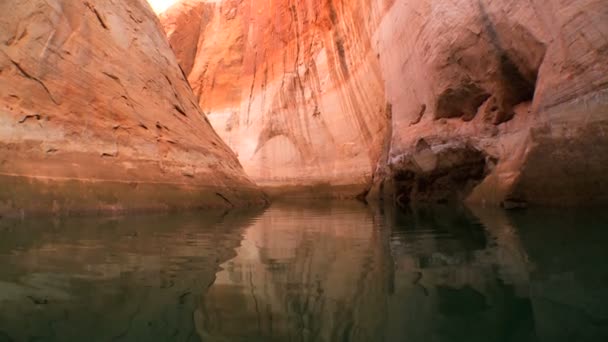 Veranderingen in het milieu op lake powell — Stockvideo