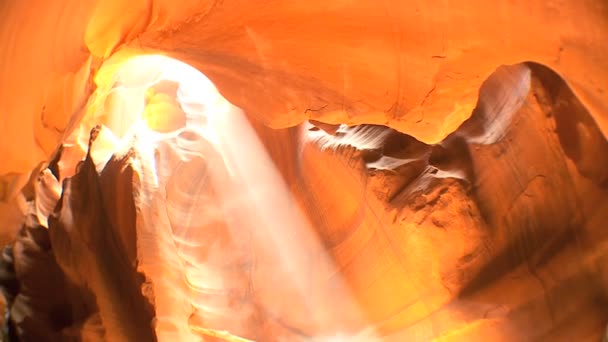 Underground Sandstone Rock Formations — Stock Video