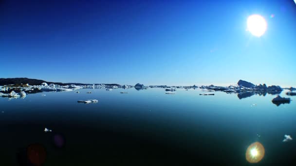 Glacial Drift Ice Caused by Climate Change — Stock Video