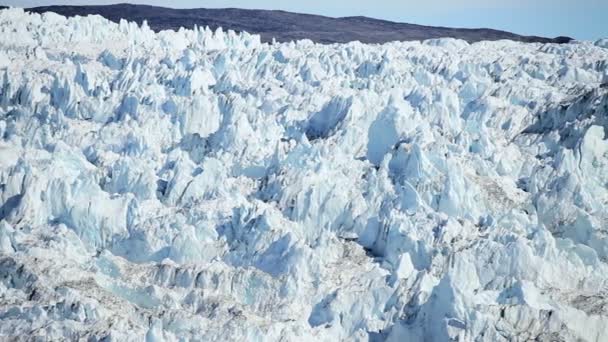 Formaciones glaciales de hielo en el Ártico — Vídeos de Stock