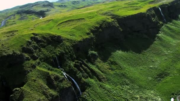 Vue Aérienne D'un Plateau Islandais — Video