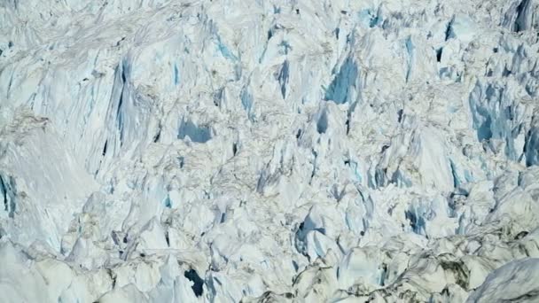 Gletsjerijs formaties in het Noordpoolgebied — Stockvideo