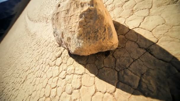 移动岩石现象死亡谷科罗拉多 — 图库视频影像