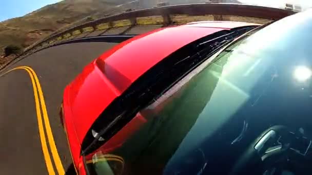 Time lapse Cabriolet Conduite à Golden Gate Bridge — Video