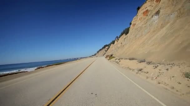 Punto de vista Viaje por carretera Conducir — Vídeo de stock