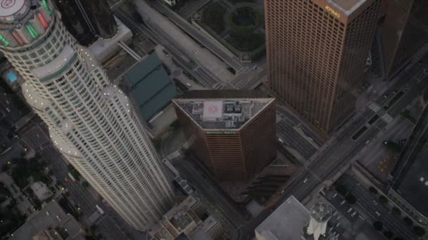 Aerial view of US Bank Tower Los Angeles, USA — Stock Video