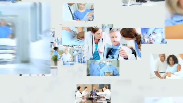 医生团队治疗病人 — 图库视频影像