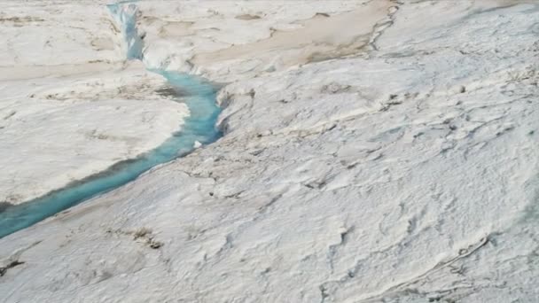 Formações glaciais rio — Vídeo de Stock