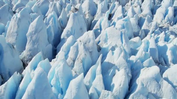 Glaciar movendo-se sob sua própria gravidade — Vídeo de Stock