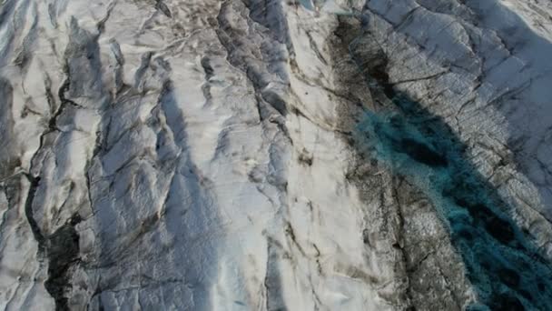 Piscinas de formaciones glaciales — Vídeo de stock