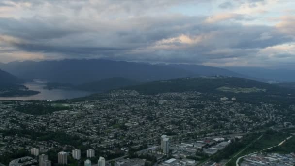Luftaufnahme von Vancouver, Kanada — Stockvideo
