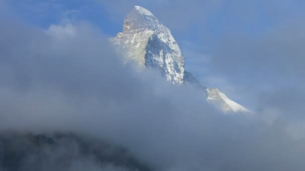 Wervelende wolken gedreven door klimaat — Stockvideo