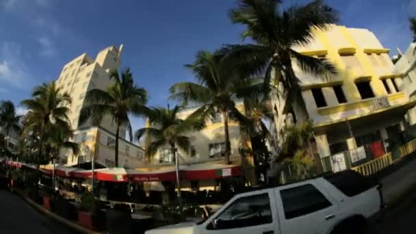 Condução em Ocean Drive — Vídeo de Stock