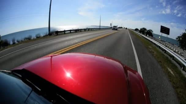 Conducir por carretera — Vídeos de Stock