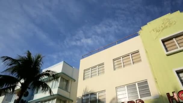 Conducir en Ocean Drive — Vídeo de stock