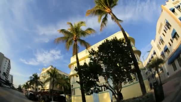 Condução em Ocean Drive — Vídeo de Stock