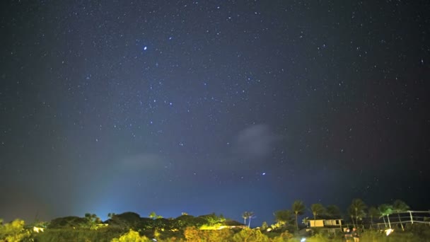 晚上天空南半球 — 图库视频影像