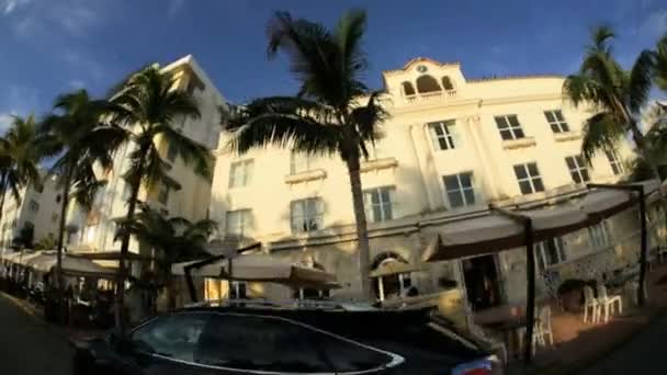 Driving on Ocean Drive — Stock Video