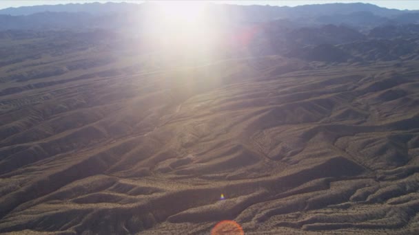Vista aerea catena montuosa vicino Las Vegas — Video Stock