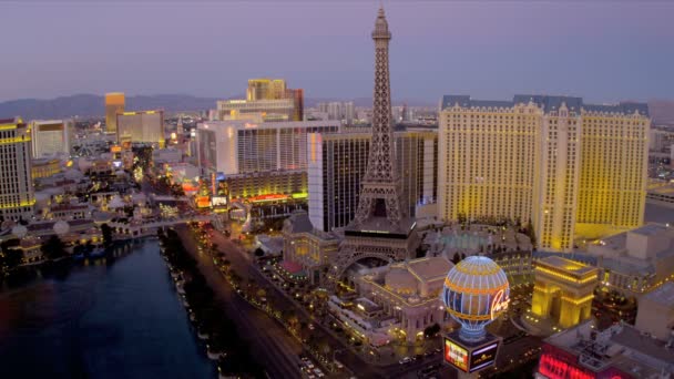 Las Vegas au coucher du soleil — Video